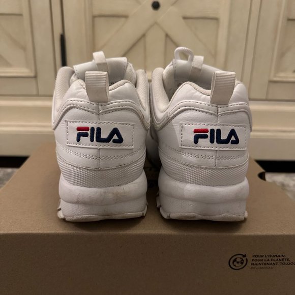 Fila Women's Heritage Disruptor II Premium Chunky Sneakers (US 8.5) - Picture 4 of 10